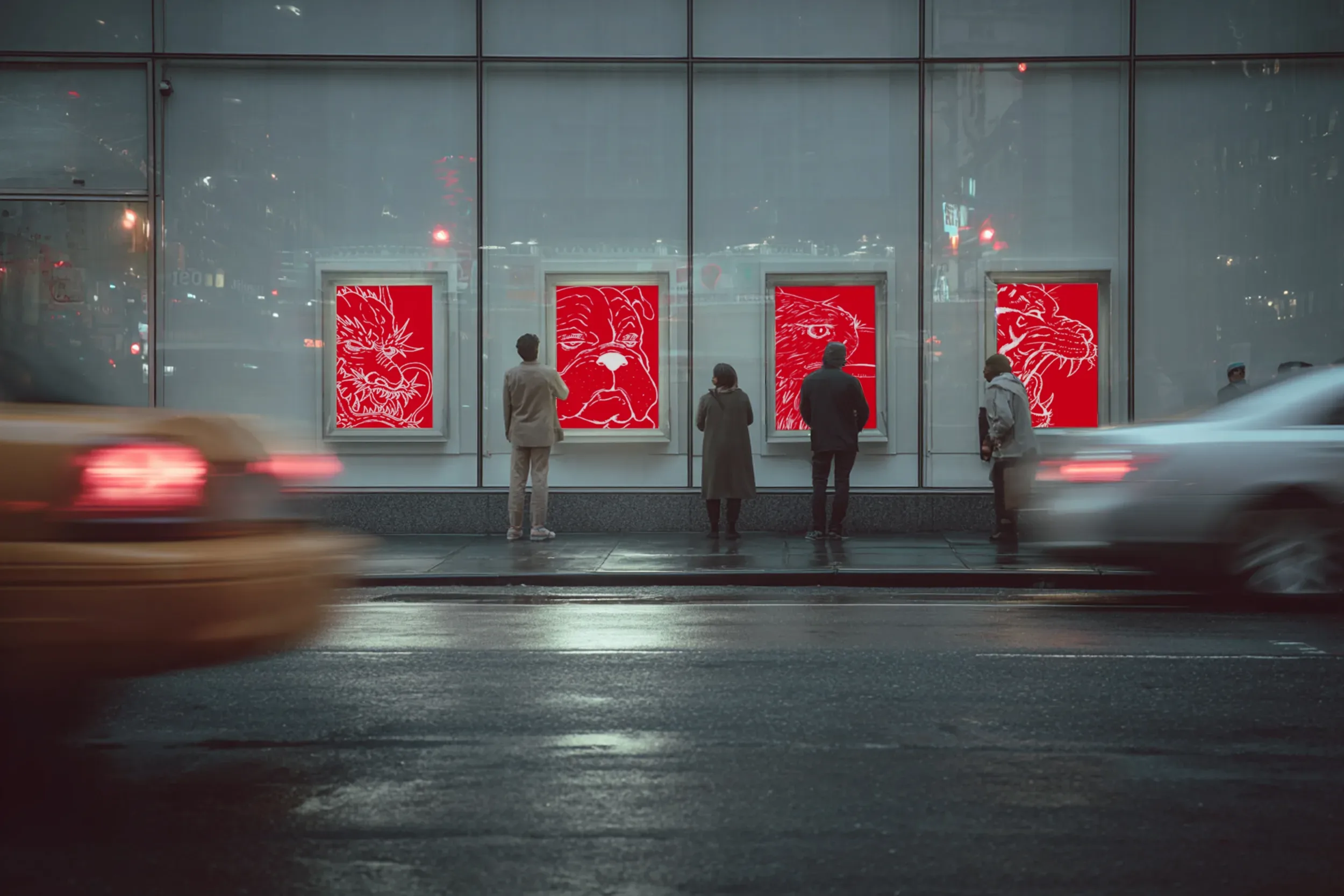 Campaign takeover in a global travel hub
