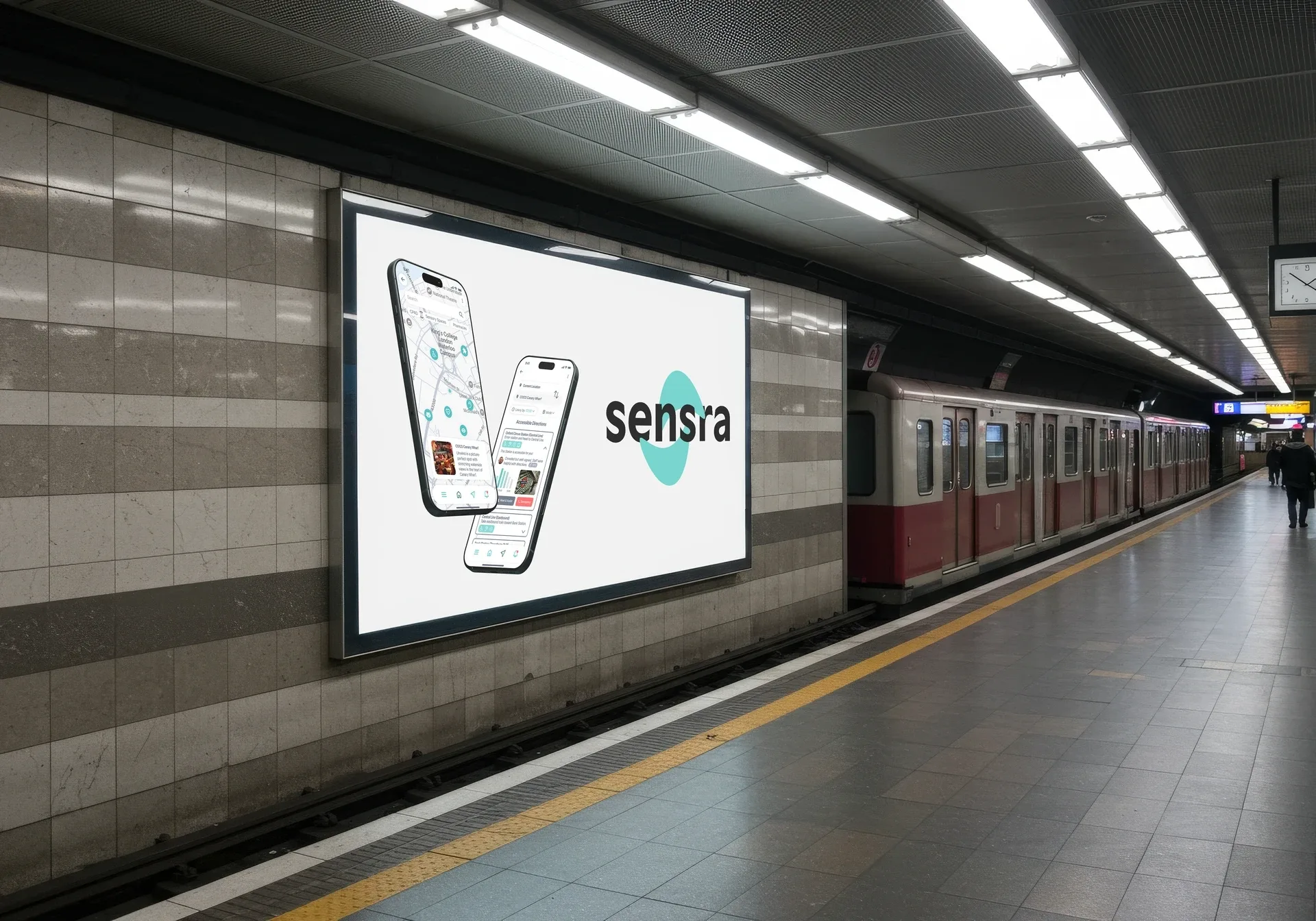 Sensra app main interface