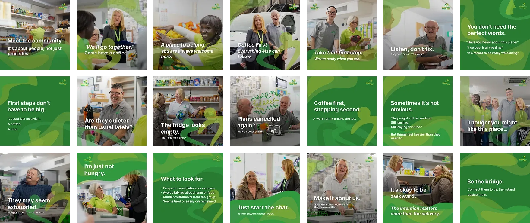 Campaign social media posts for Poole WNWN