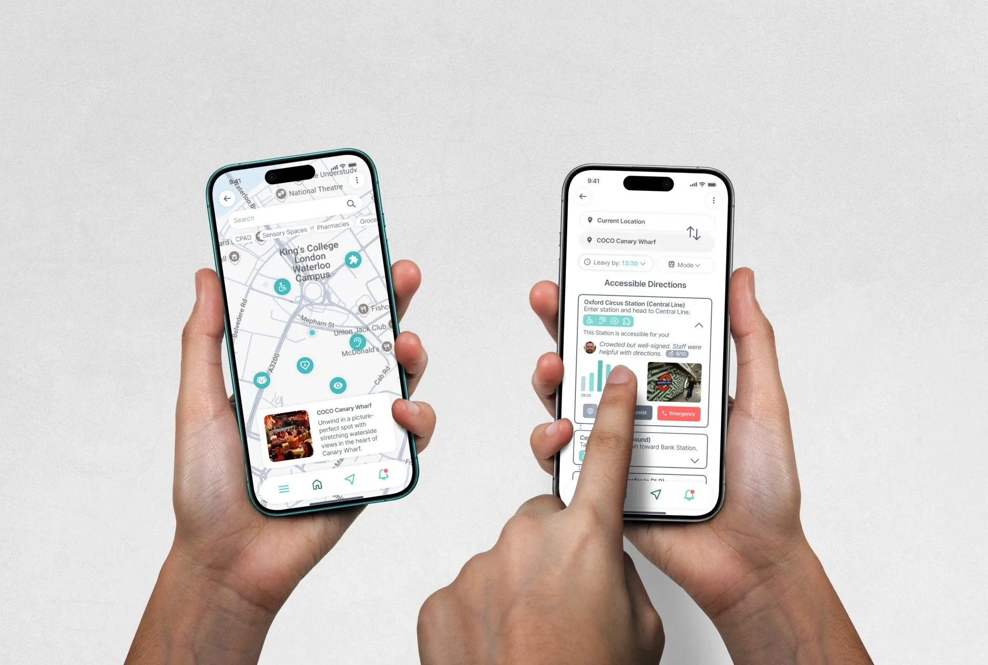 Sensra app features